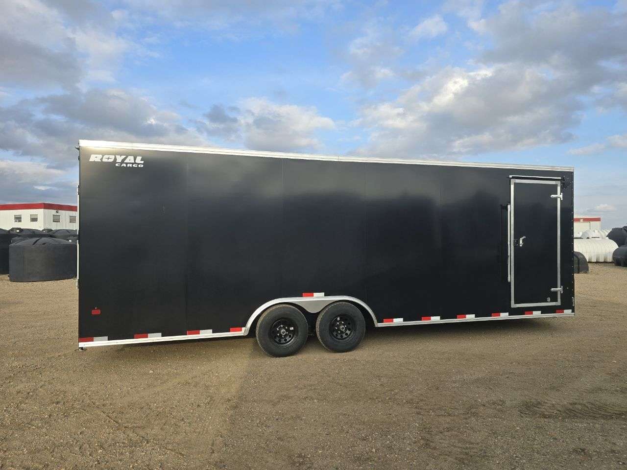 2026 Royal LARC 8'6" x 24' + V-Nose Car Hauler Trailer
