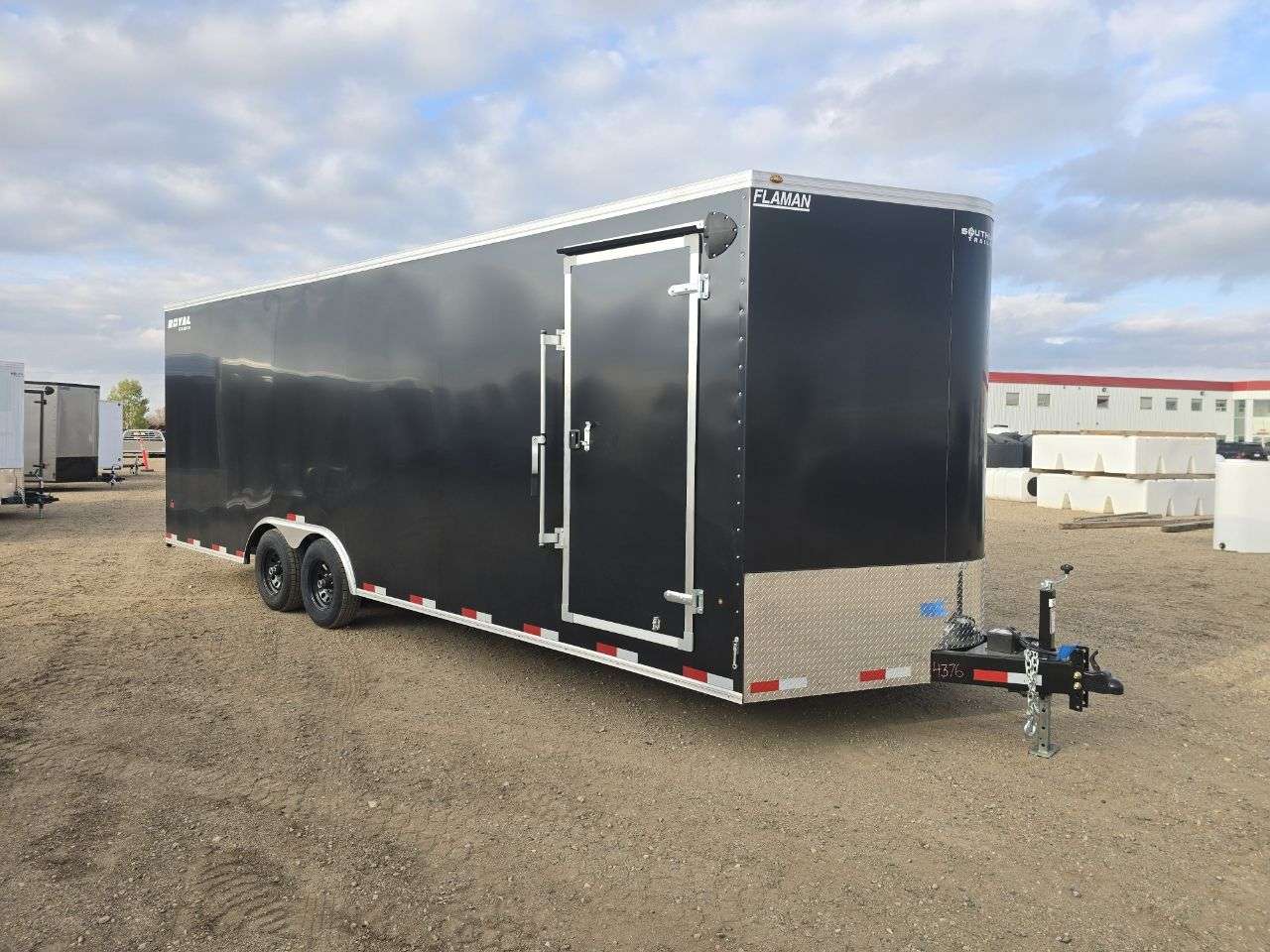 2026 Royal LARC 8'6" x 24' + V-Nose Car Hauler Trailer