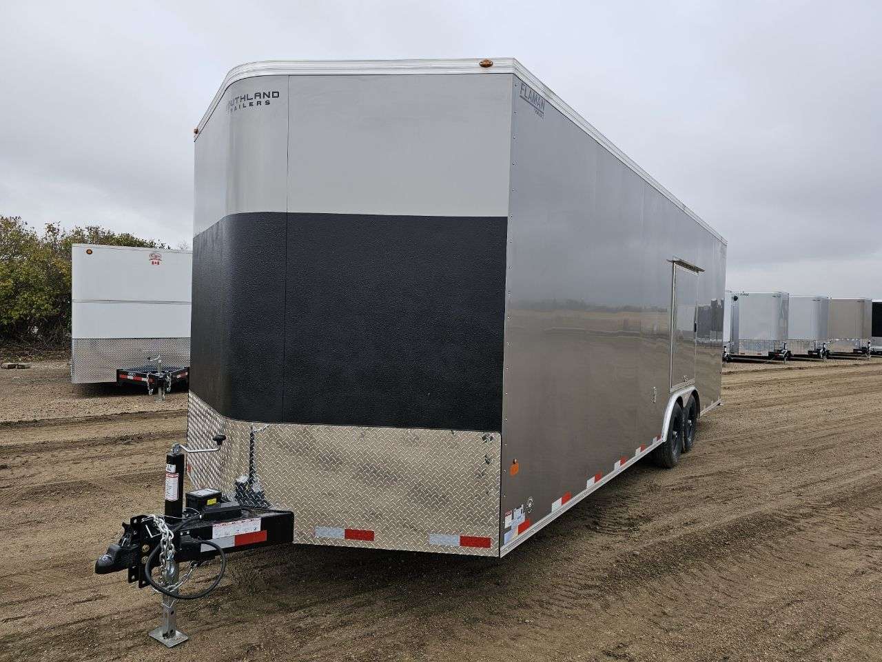 2026 Royal LARC 8'6" x 24' + V-Nose Car Hauler Trailer