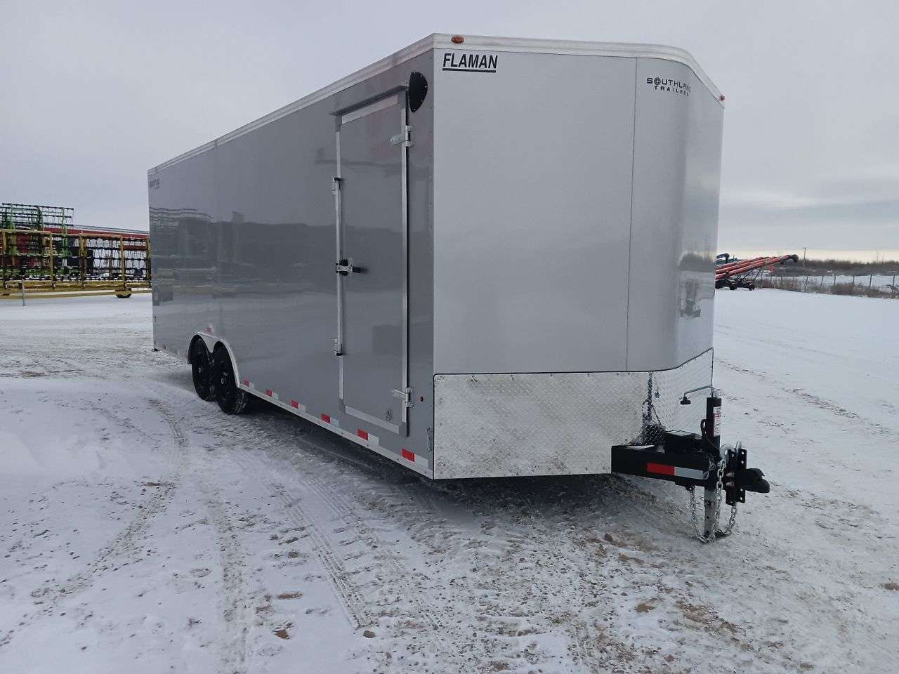 2026 Royal LARC 8'6" x 24' + V-Nose Car Hauler Trailer