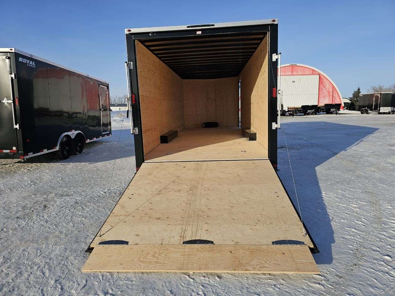 2026 Royal LARC 8'6" x 24' + V-Nose Car Hauler Trailer