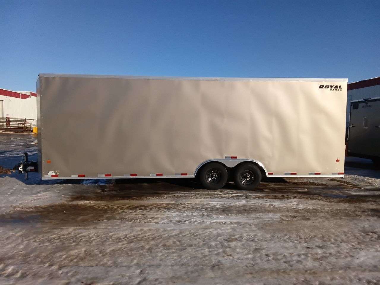2026 Royal LARC 8'6" x 24' + V-Nose Car Hauler Trailer