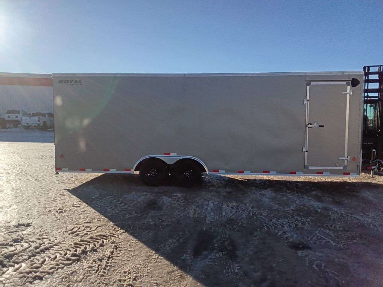 2026 Royal LARC 8'6" x 24' + V-Nose Car Hauler Trailer
