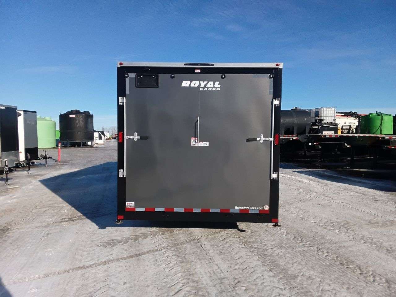 2026 Royal LARC 8'6" x 24' + V-Nose Car Hauler Trailer