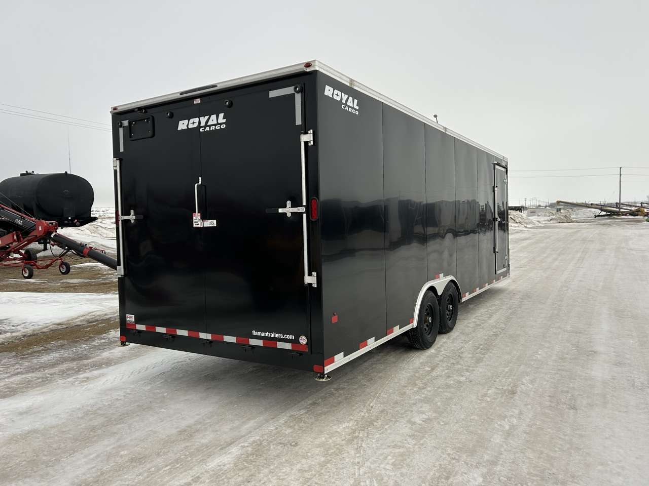 2026 Royal LARC 8'6" x 24' + V-Nose Car Hauler Trailer