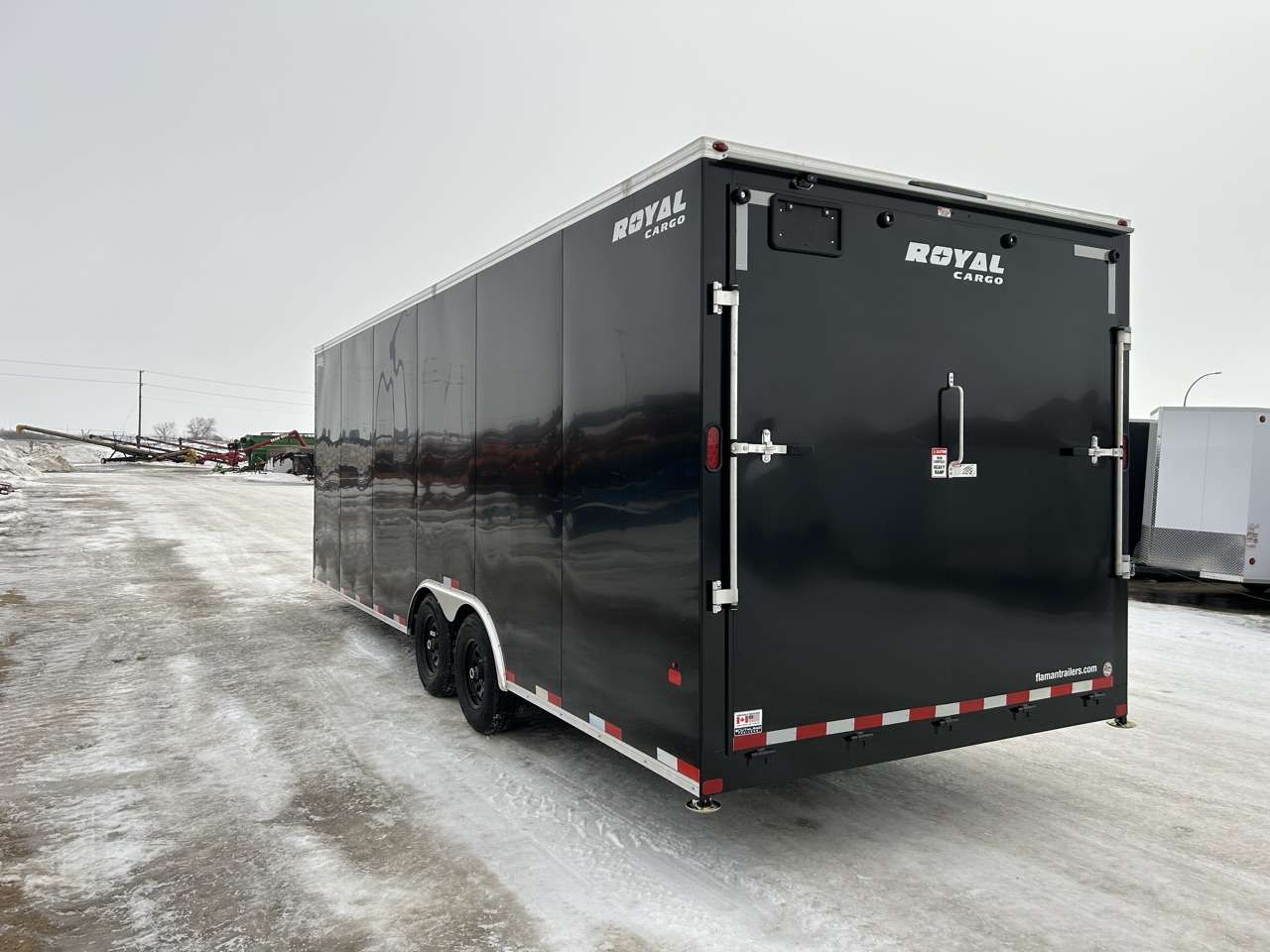 2026 Royal LARC 8'6" x 24' + V-Nose Car Hauler Trailer