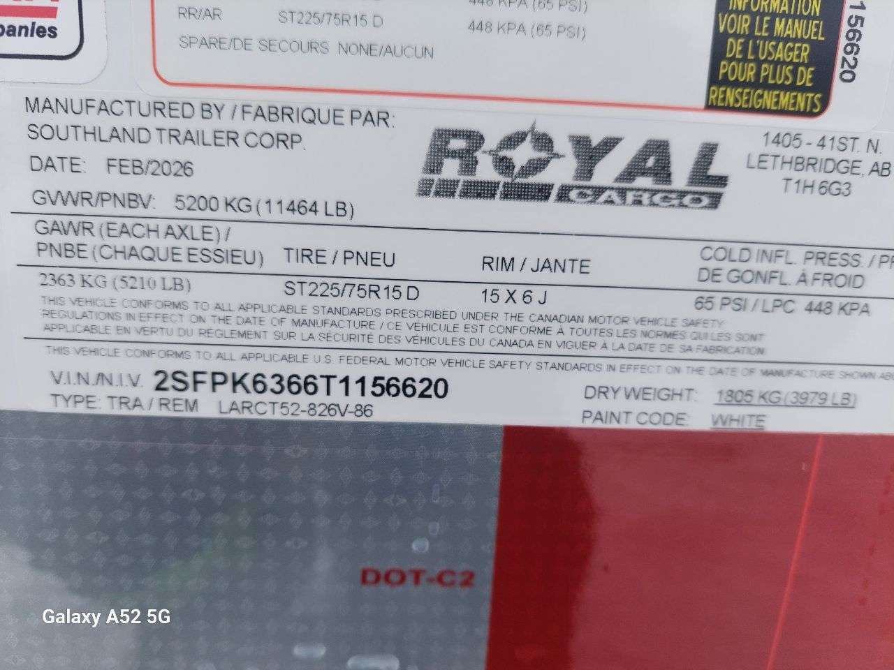 2026 Royal LARC 8'6" x 24' + V-Nose Car Hauler Trailer