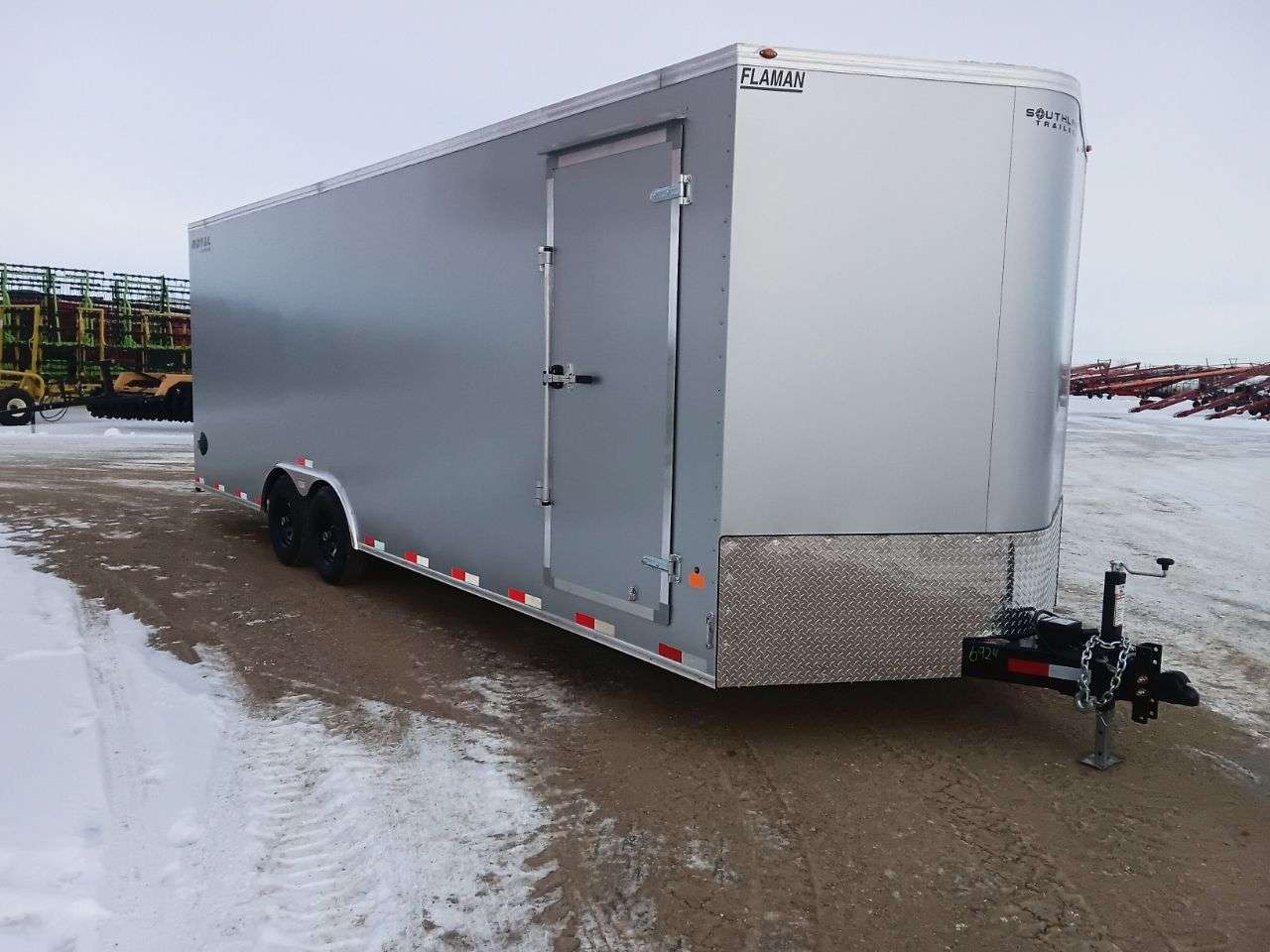 2026 Royal LARC 8'6" x 24' + V-Nose Car Hauler Trailer