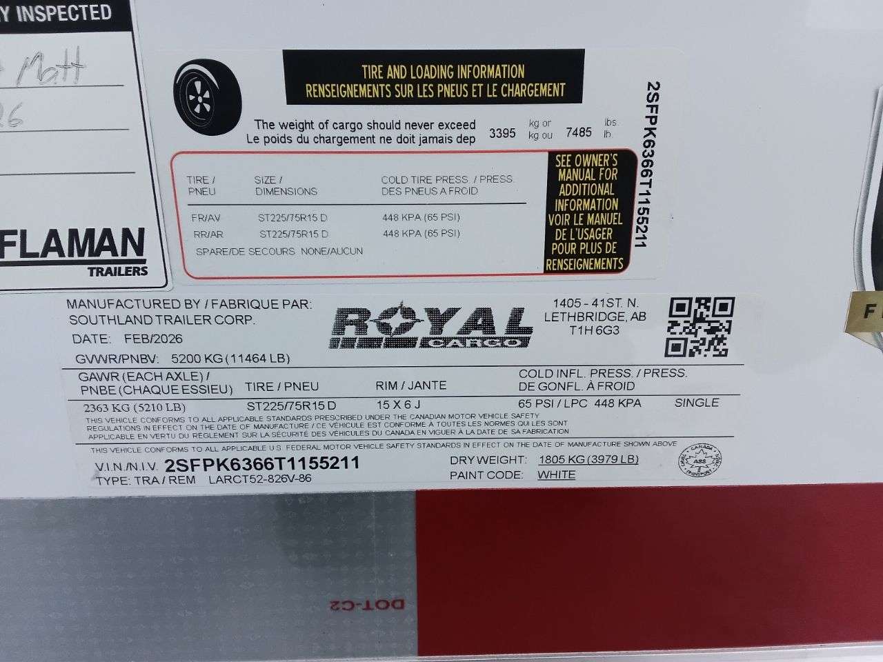 2026 Royal LARC 8'6" x 24' + V-Nose Car Hauler Trailer