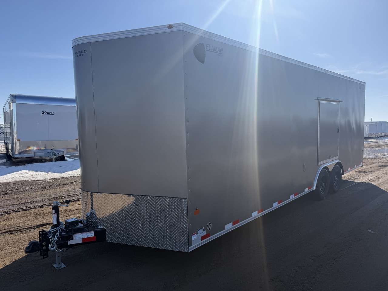 2026 Royal LARC 8'6" x 24' + V-Nose Car Hauler Trailer