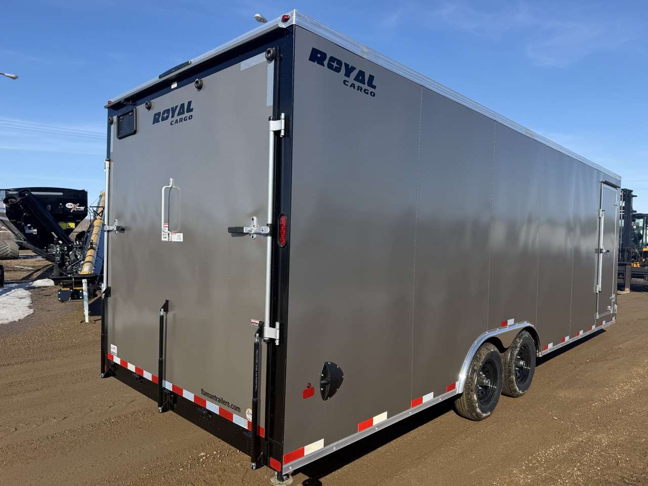 2026 Royal LARC 8'6" x 24' + V-Nose Car Hauler Trailer