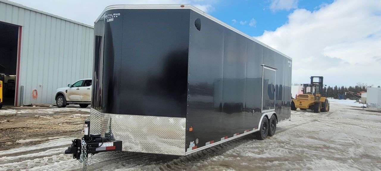 2026 Royal LARC 8'6" x 24' + V-Nose Car Hauler Trailer