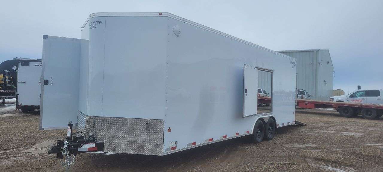 2026 Royal LARC 8'6" x 24' + V-Nose Car Hauler Trailer