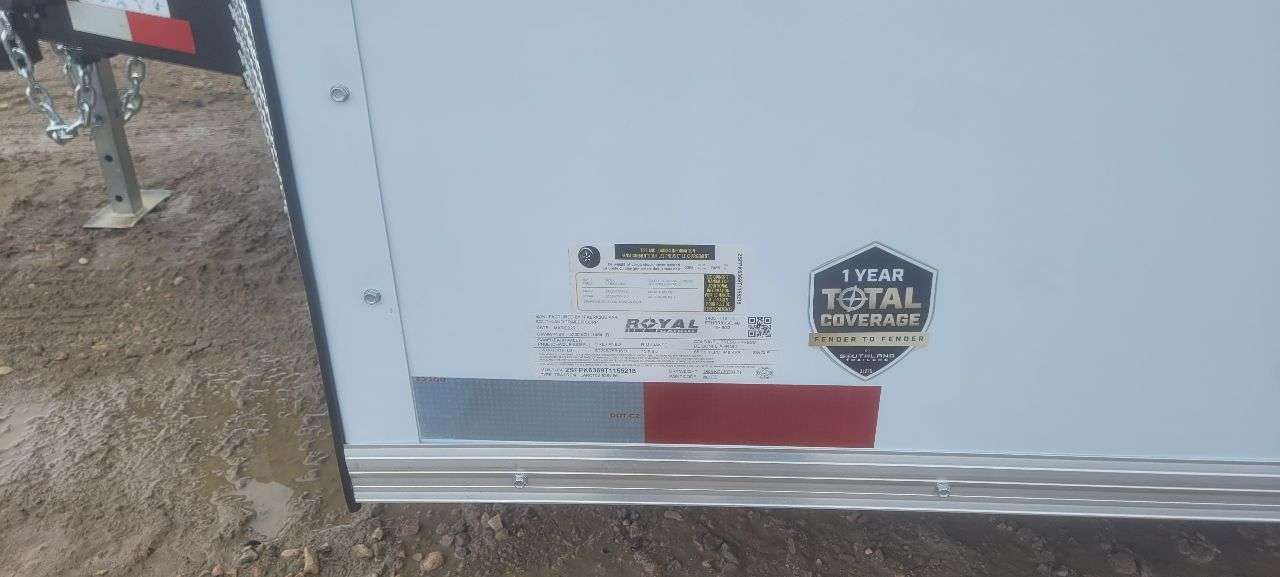 2026 Royal LARC 8'6" x 24' + V-Nose Car Hauler Trailer