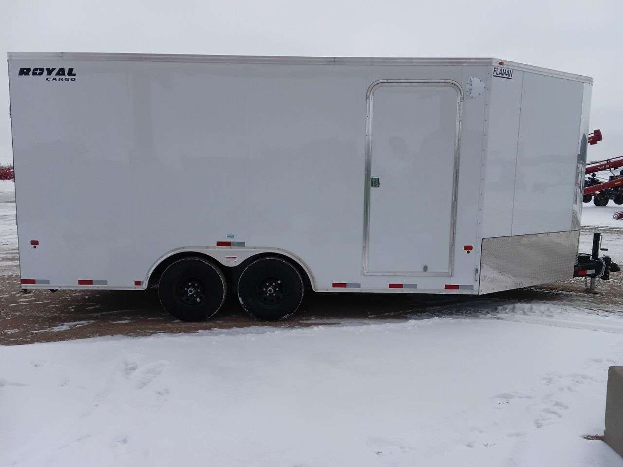 2026 Royal LARSM 8'6" x 16' + V-Nose Toy Hauler Trailer