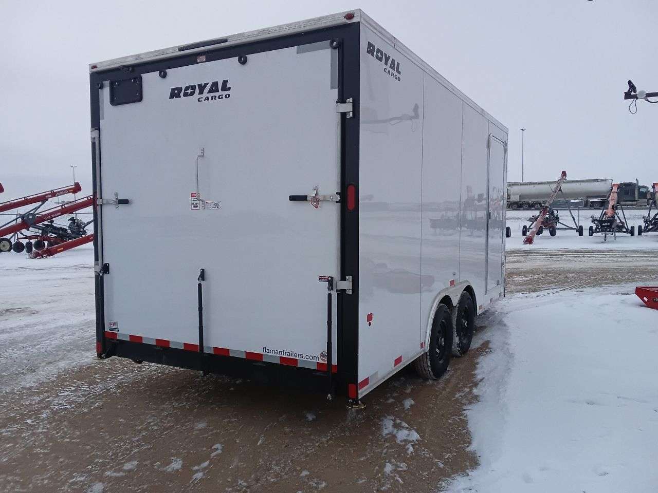 2026 Royal LARSM 8'6" x 16' + V-Nose Toy Hauler Trailer