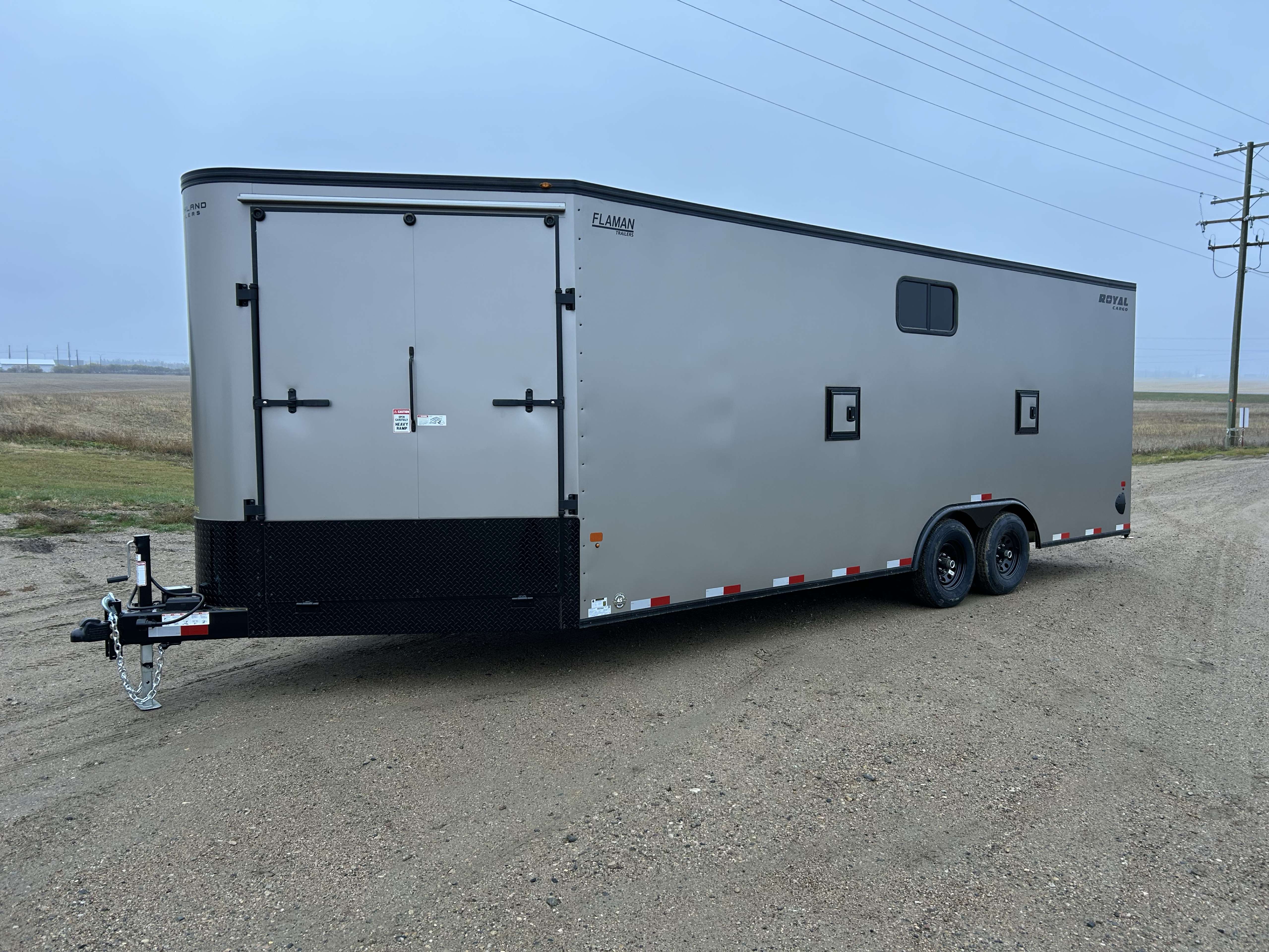 2026 Royal LARSM 8'6" x 22' + V-Nose Toy Hauler Trailer