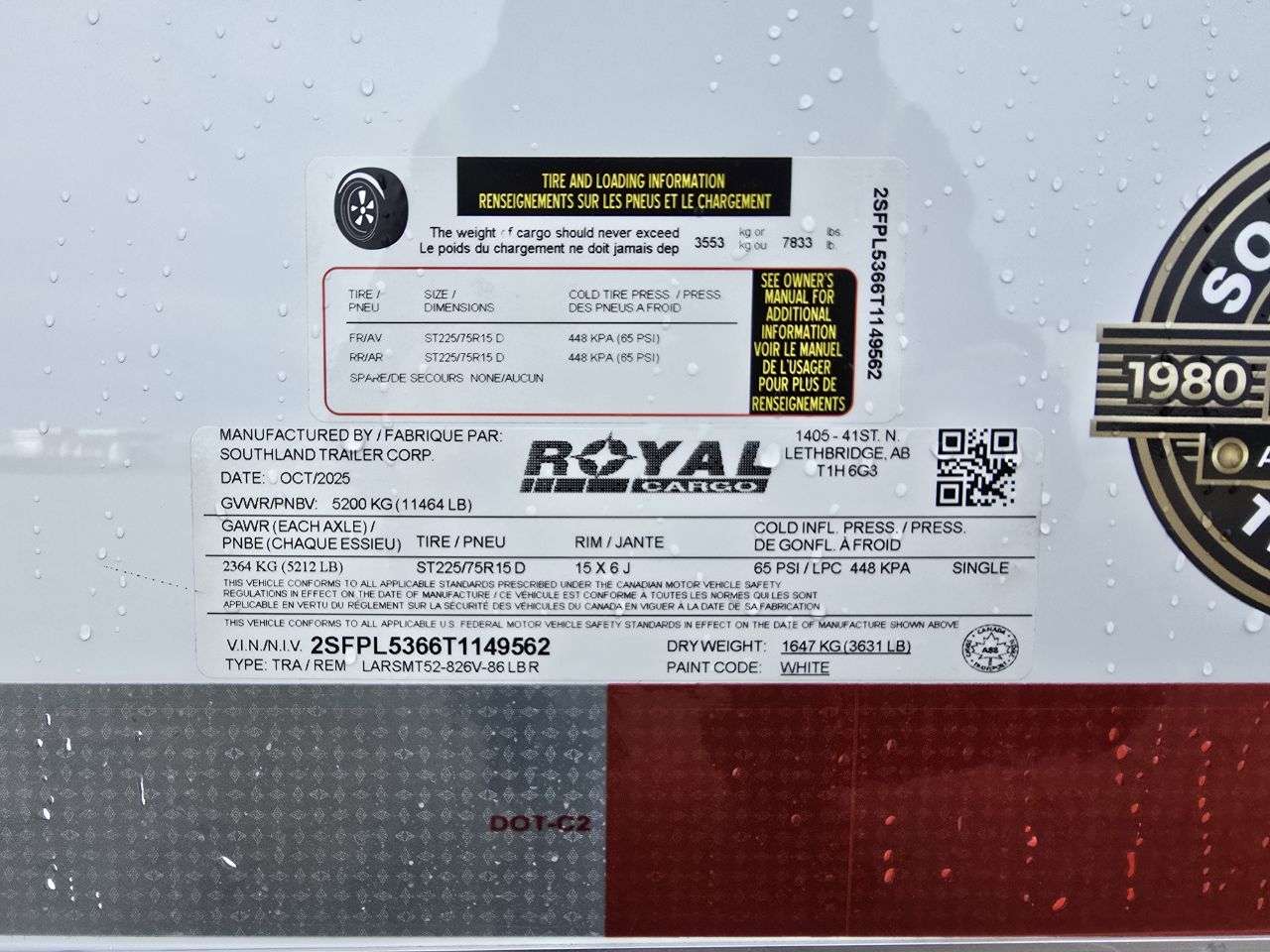 2026 Royal LARSM 8'6" x 22' + V-Nose Toy Hauler Trailer