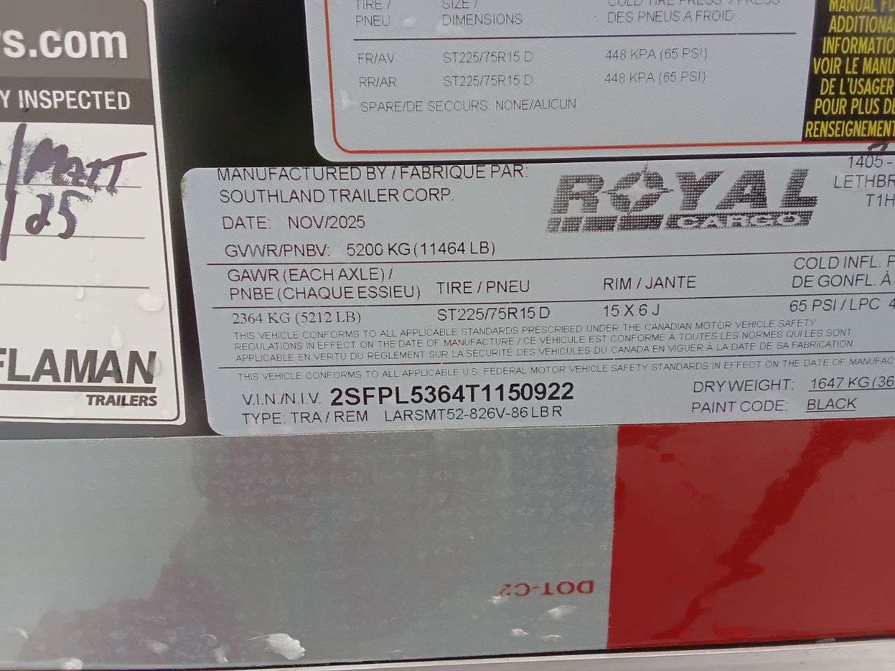 2026 Royal LARSM 8'6" x 22' + V-Nose Toy Hauler Trailer