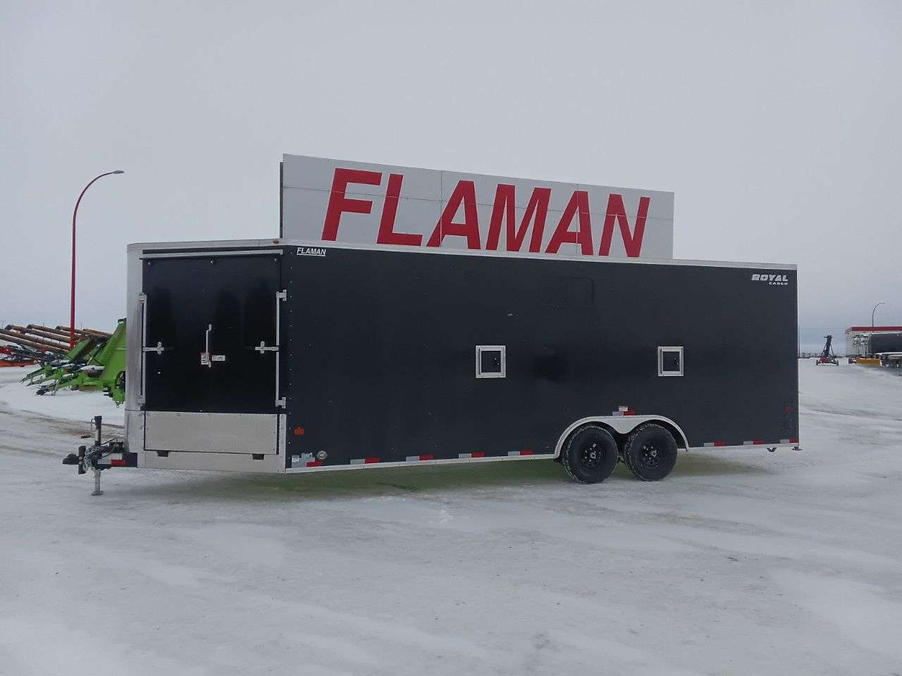 2026 Royal LARSM 8'6" x 22' + V-Nose Toy Hauler Trailer