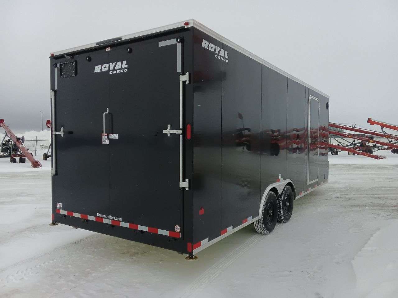 2026 Royal LARSM 8'6" x 22' + V-Nose Toy Hauler Trailer