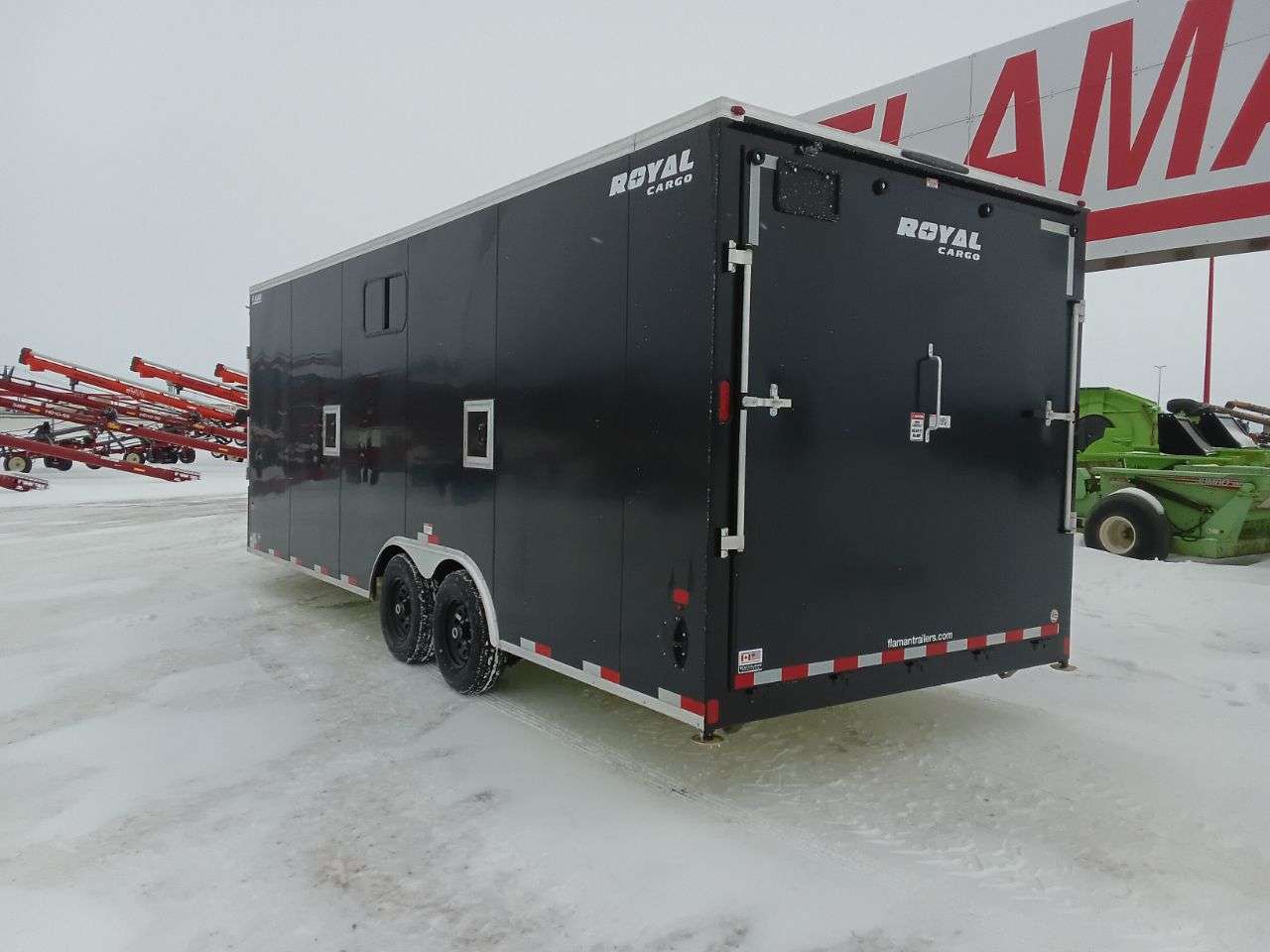 2026 Royal LARSM 8'6" x 22' + V-Nose Toy Hauler Trailer