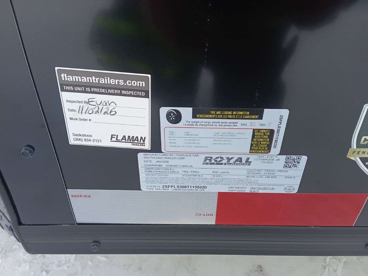 2026 Royal LARSM 8'6" x 22' + V-Nose Toy Hauler Trailer