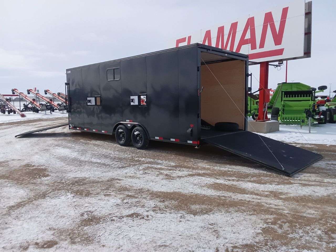 2026 Royal LARSM 8'6" x 22' + V-Nose Toy Hauler Trailer