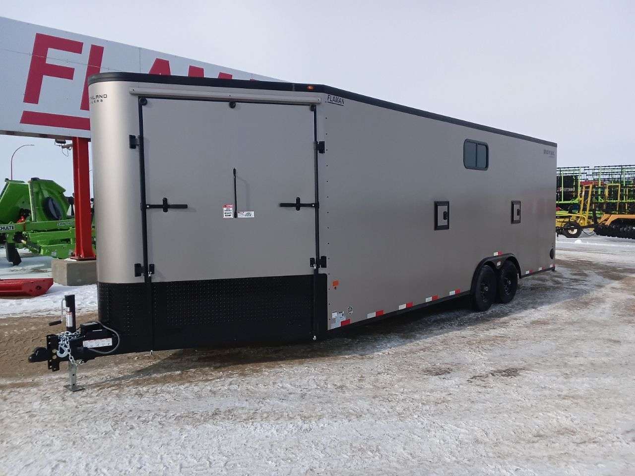 2026 Royal LARSM 8'6" x 22' + V-Nose Toy Hauler Trailer