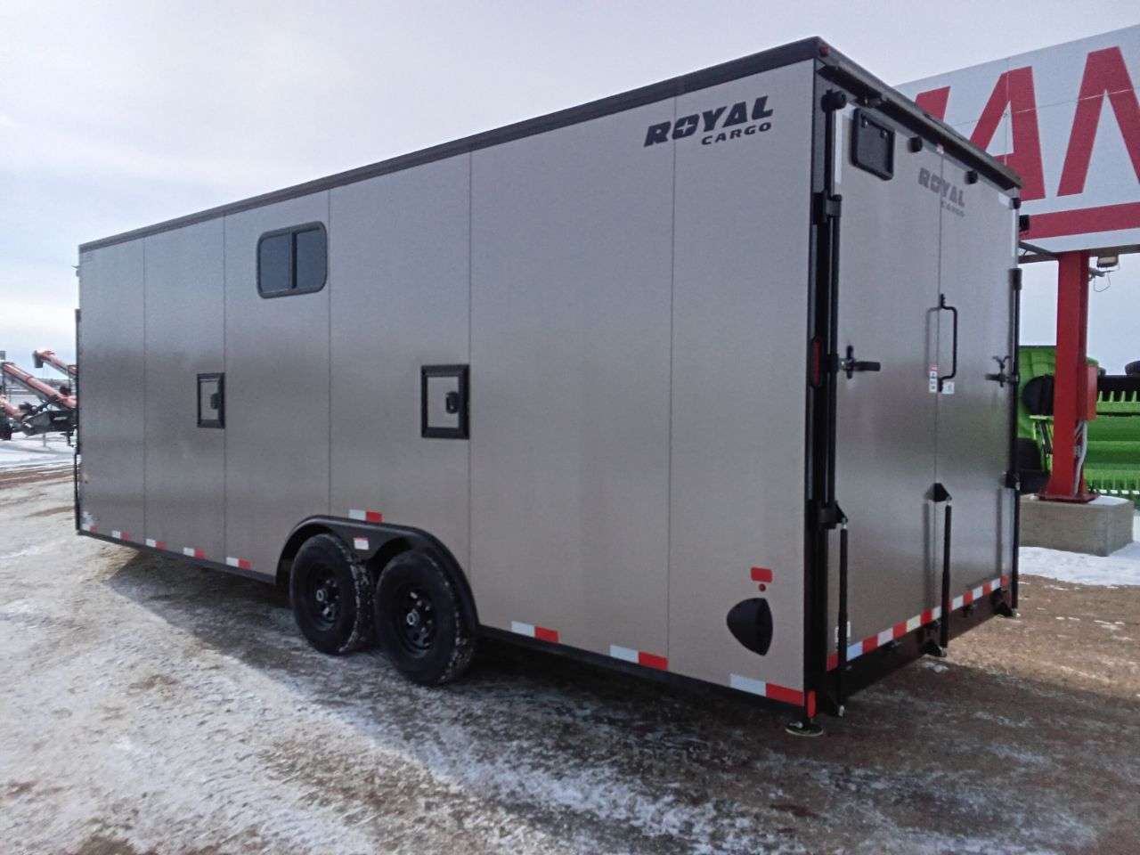 2026 Royal LARSM 8'6" x 22' + V-Nose Toy Hauler Trailer