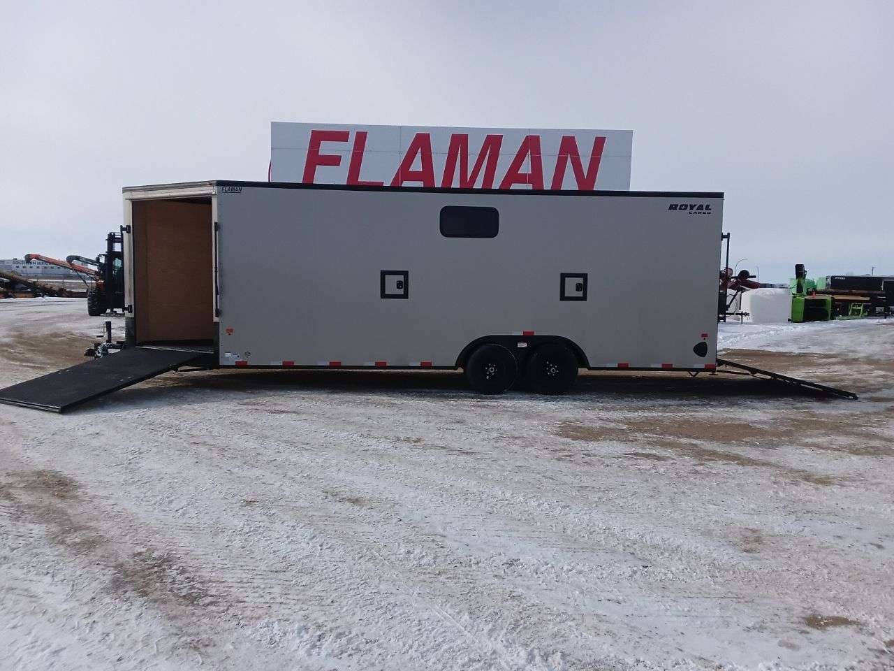 2026 Royal LARSM 8'6" x 22' + V-Nose Toy Hauler Trailer