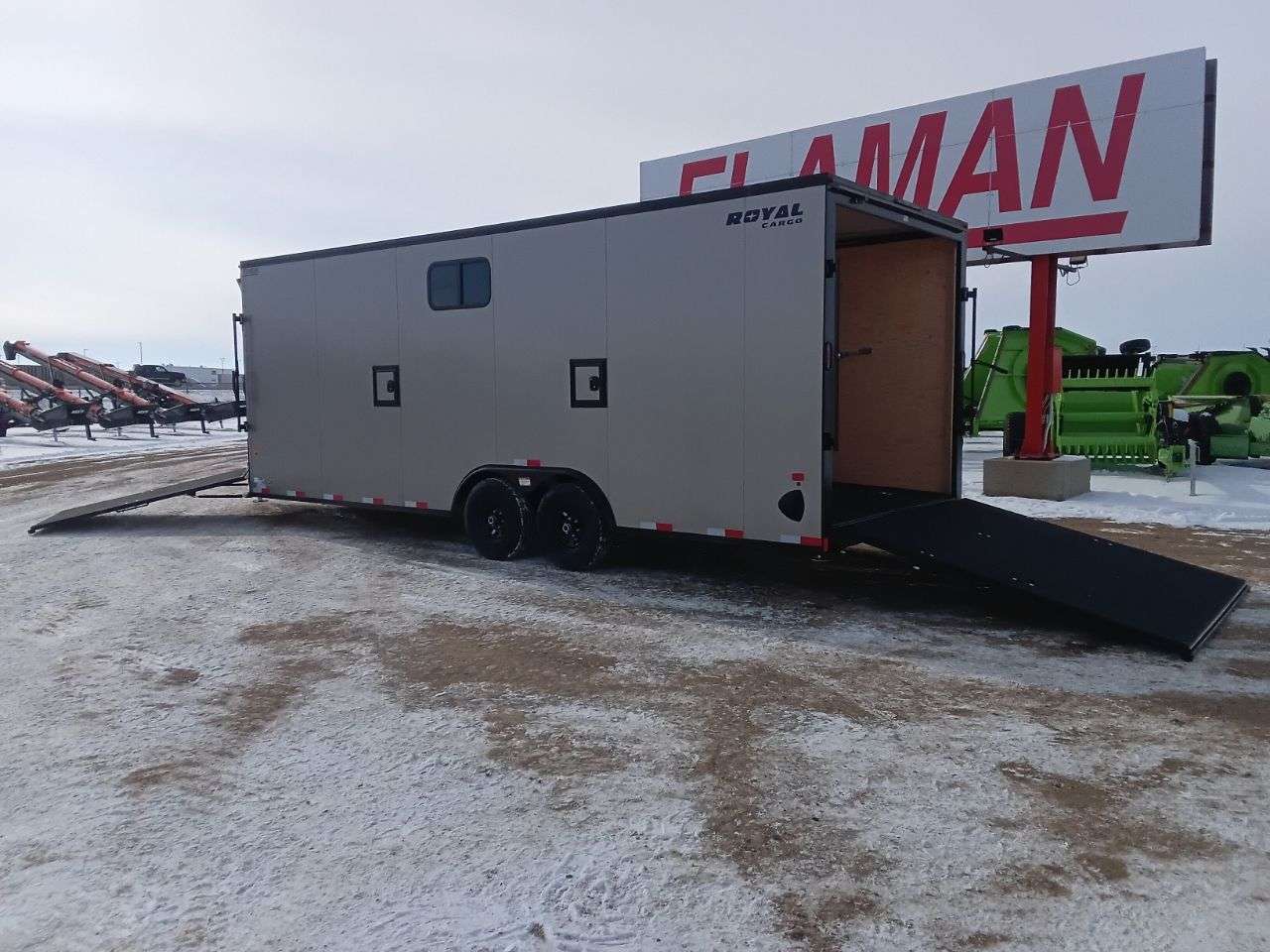 2026 Royal LARSM 8'6" x 22' + V-Nose Toy Hauler Trailer