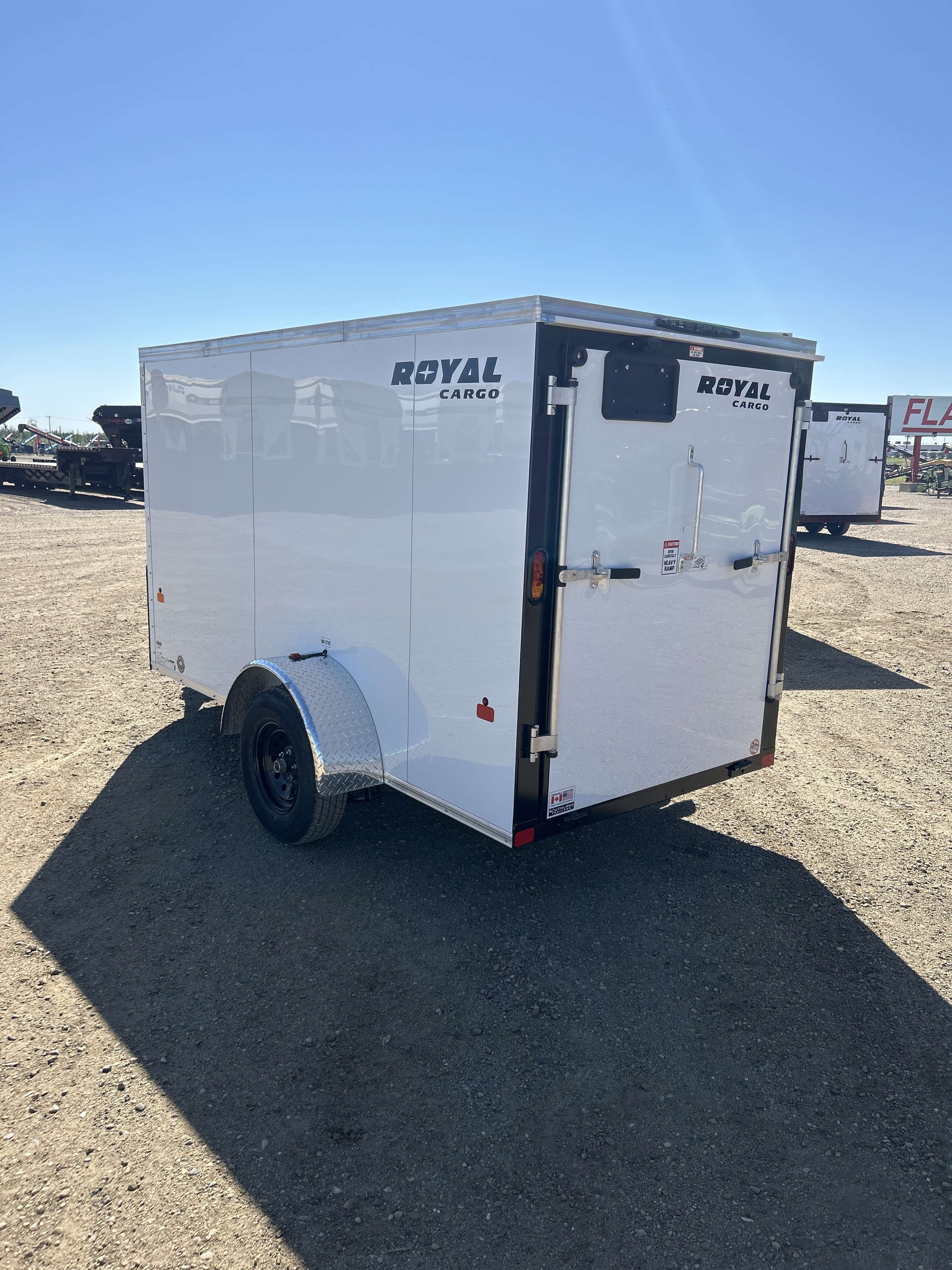 2026 Royal LCH 5' x 10' + V-Nose Cargo Trailer