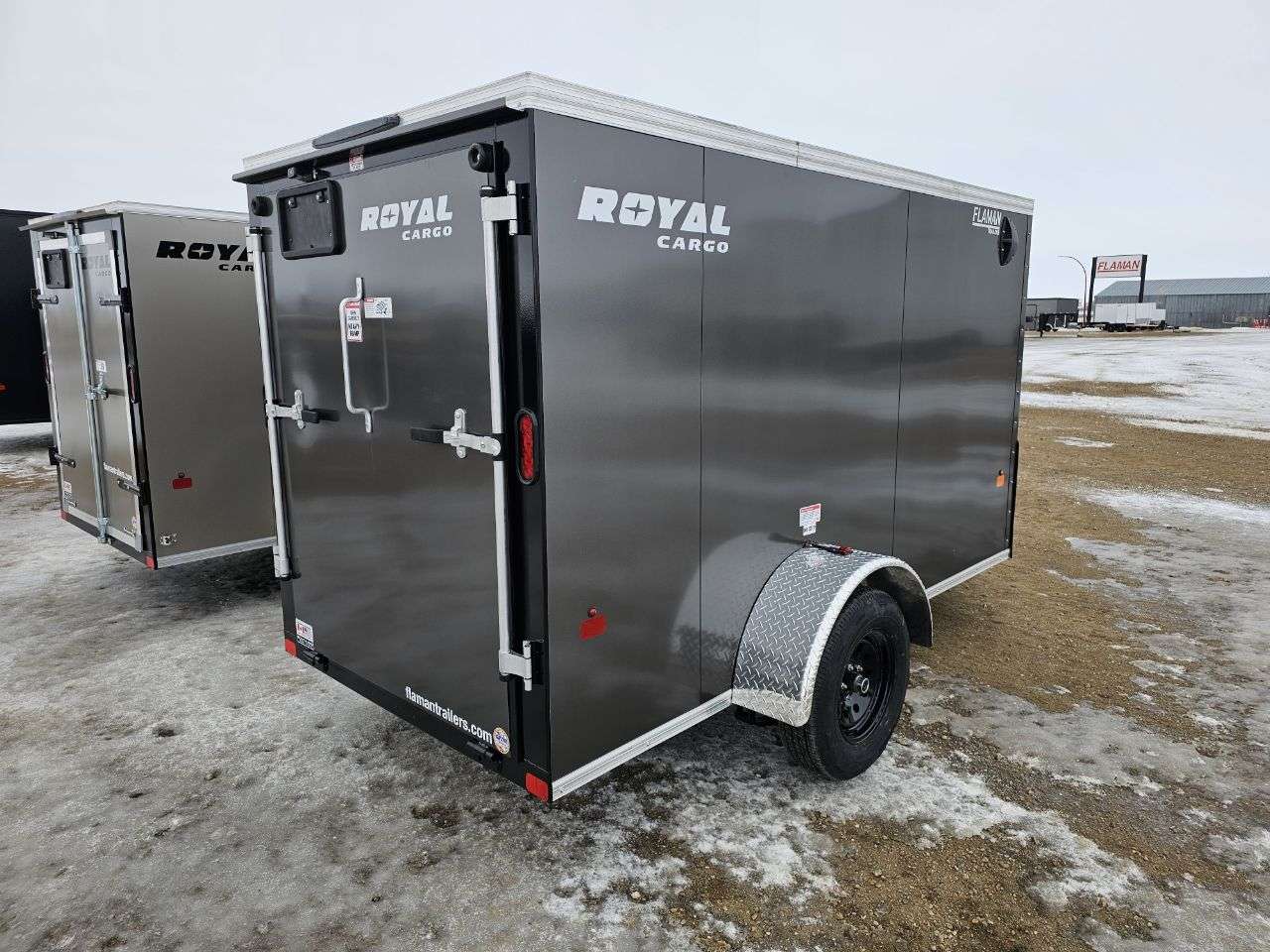 2026 Royal LCH 5' x 10' + V-Nose Cargo Trailer