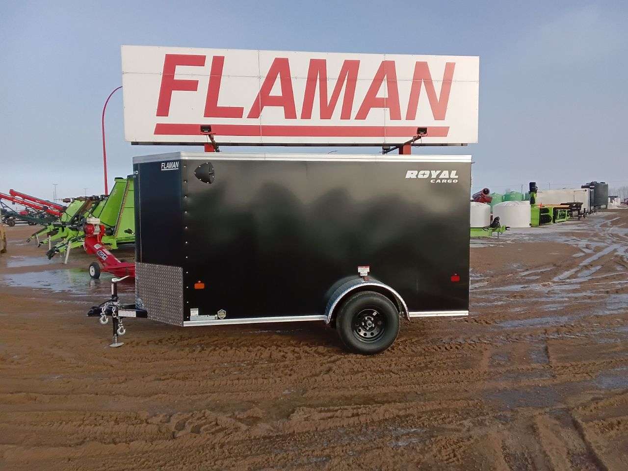 2026 Royal LCH 5' x 10' + V-Nose Cargo Trailer