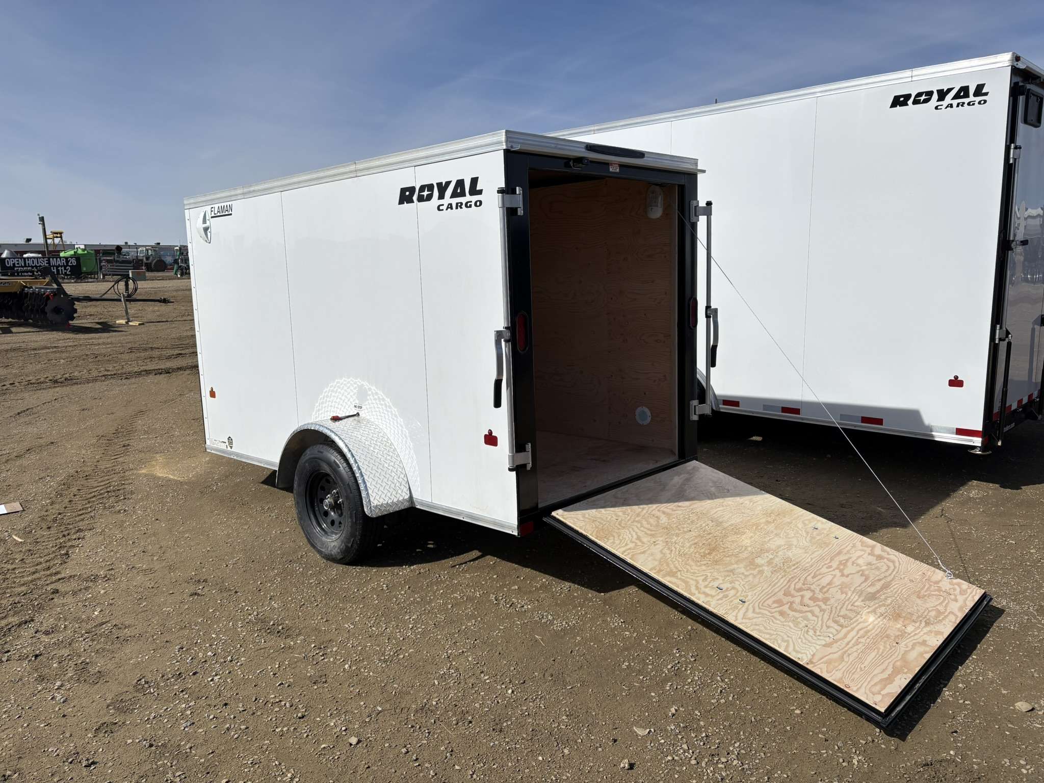 2026 Royal LCH 5' x 10' + V-Nose Cargo Trailer