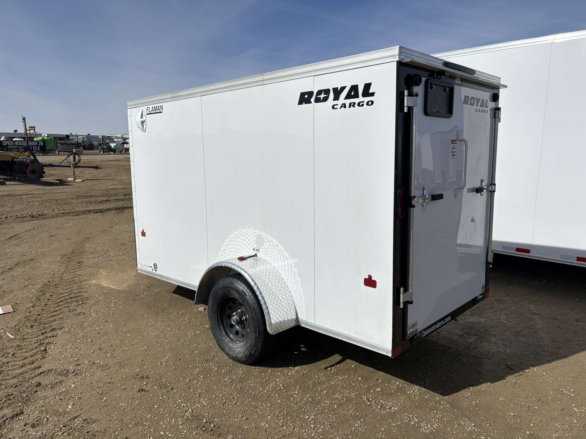 2026 Royal LCH 5' x 10' + V-Nose Cargo Trailer