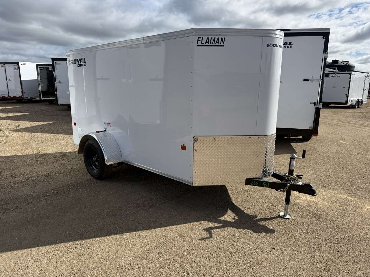 2026 Royal LCH 5' x 10' + V-Nose Cargo Trailer