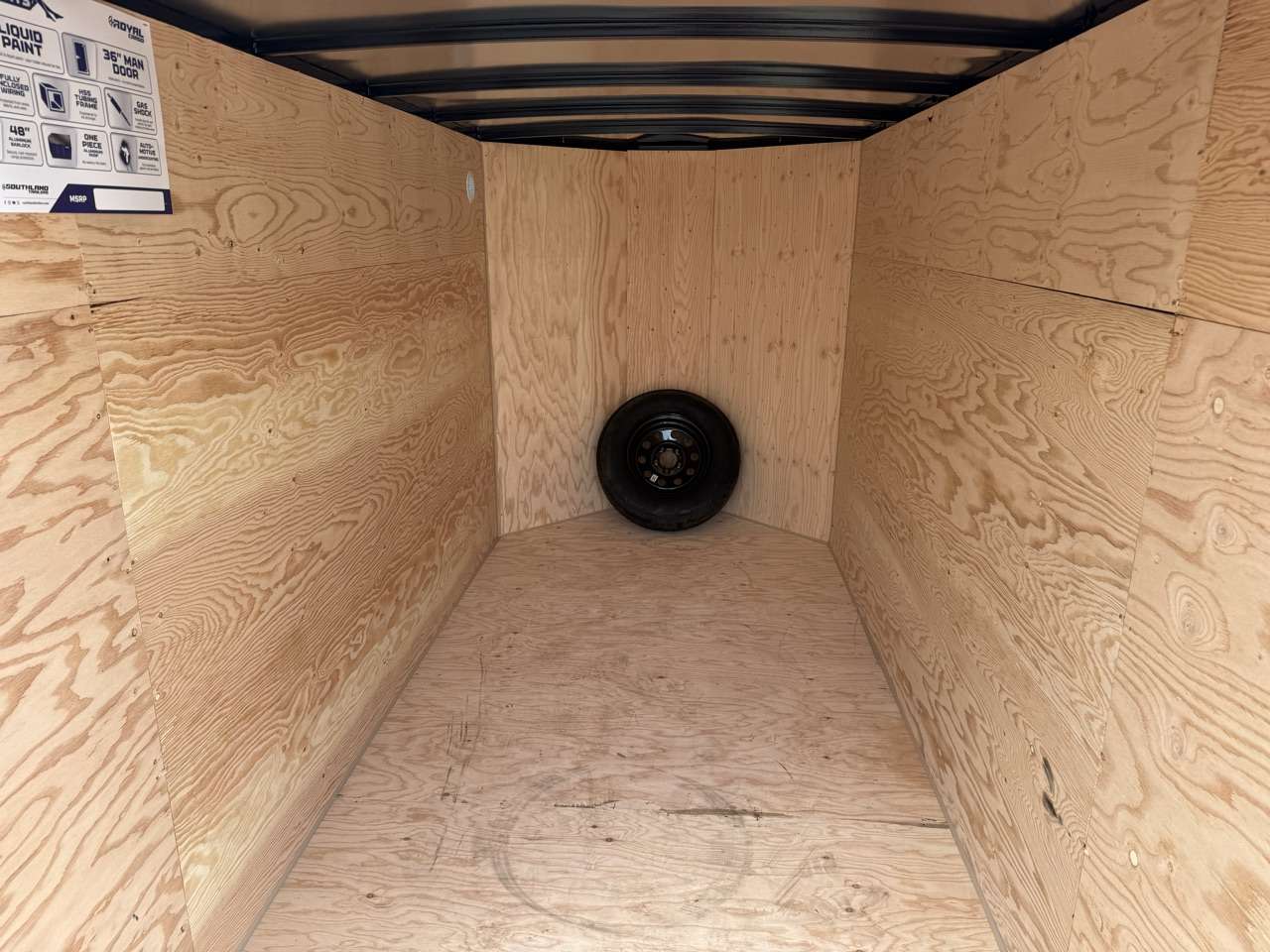 2026 Royal LCH 5' x 10' + V-Nose Cargo Trailer