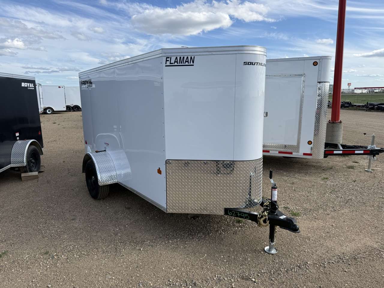 2026 Royal LCH 5' x 10' + V-Nose Cargo Trailer