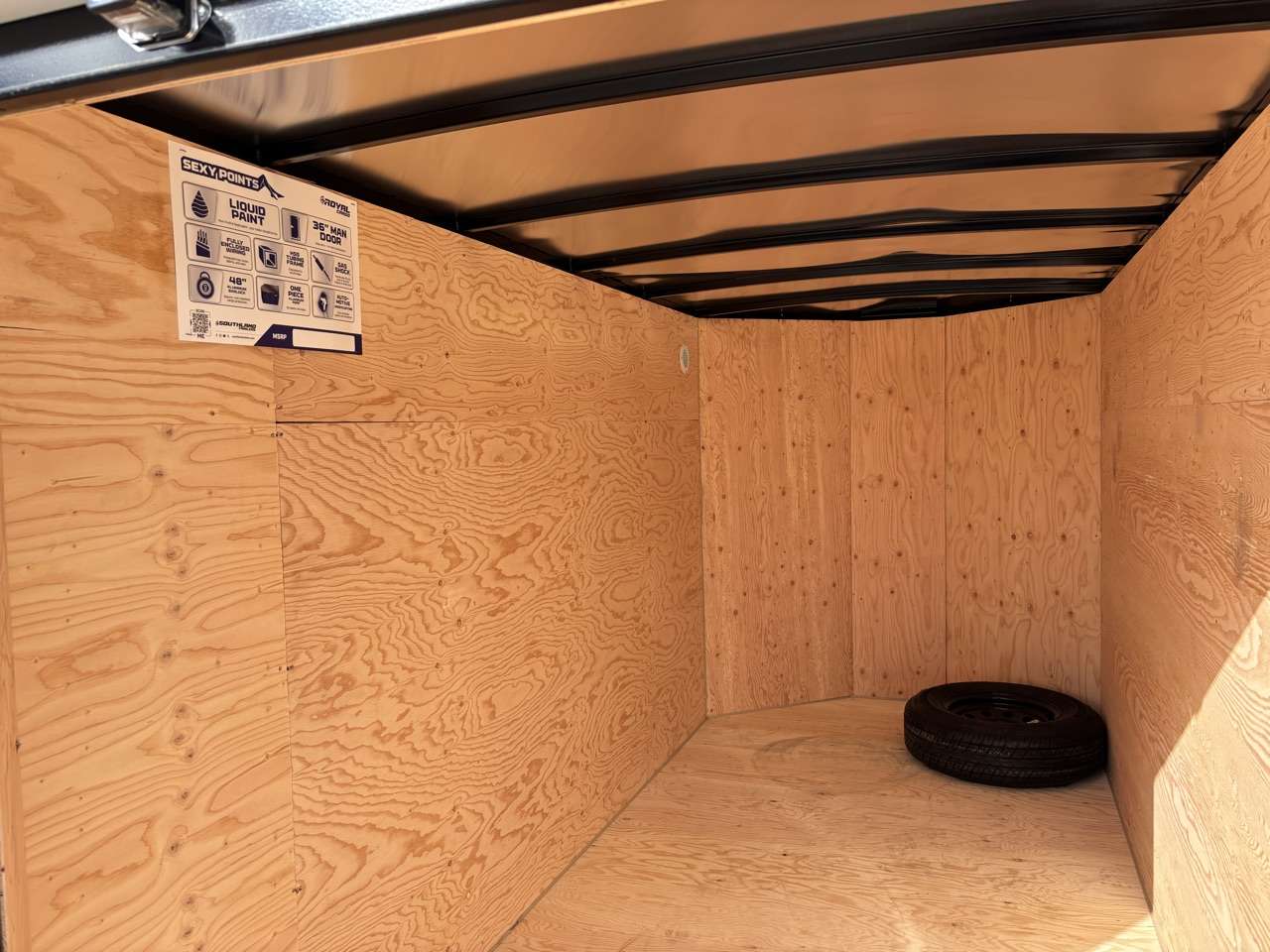 2026 Royal LCH 5' x 10' + V-Nose Cargo Trailer