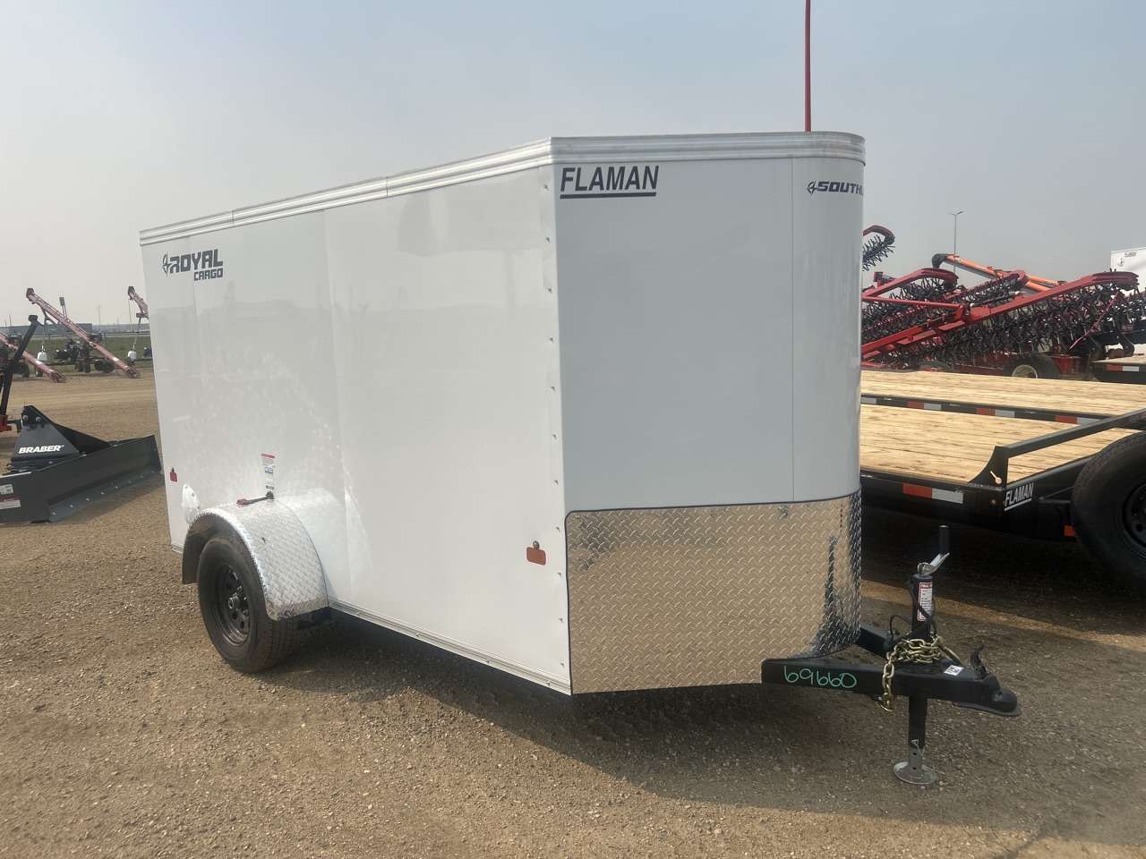 2026 Royal LCH 5' x 10' + V-Nose Cargo Trailer