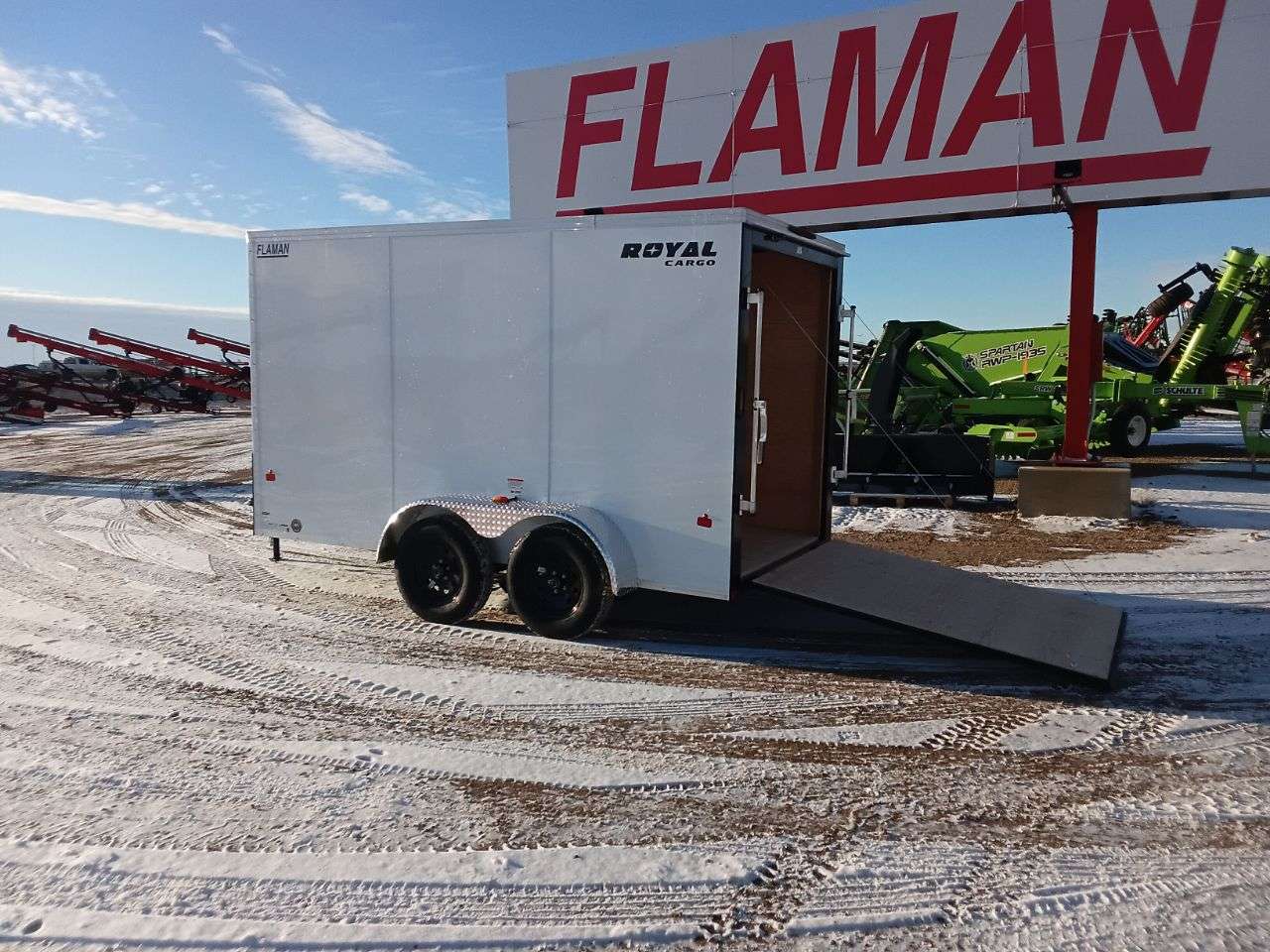 2026 Royal LCH 6' x 12' + V-Nose Cargo Trailer