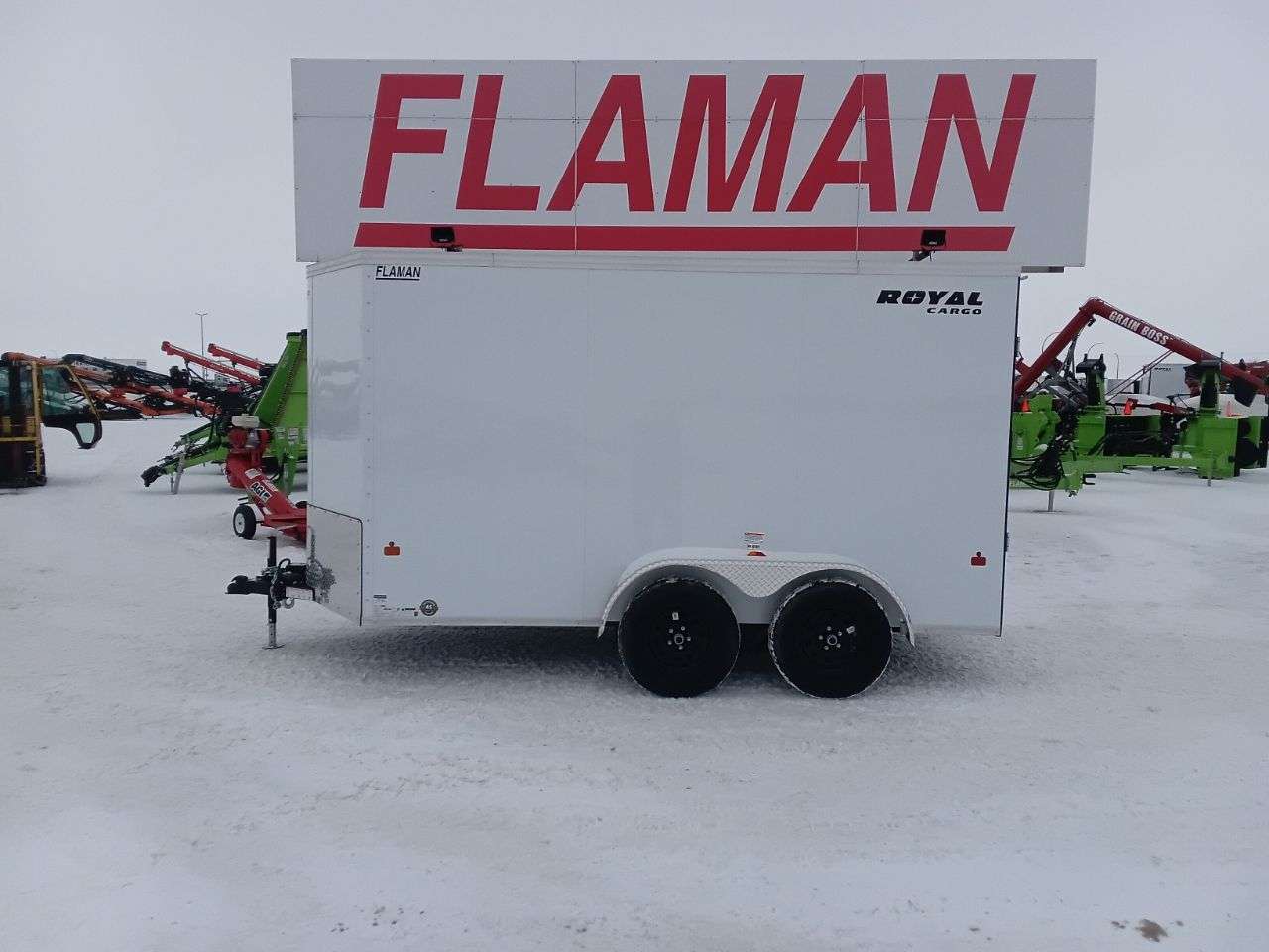 2026 Royal LCH 6' x 12' + V-Nose Cargo Trailer