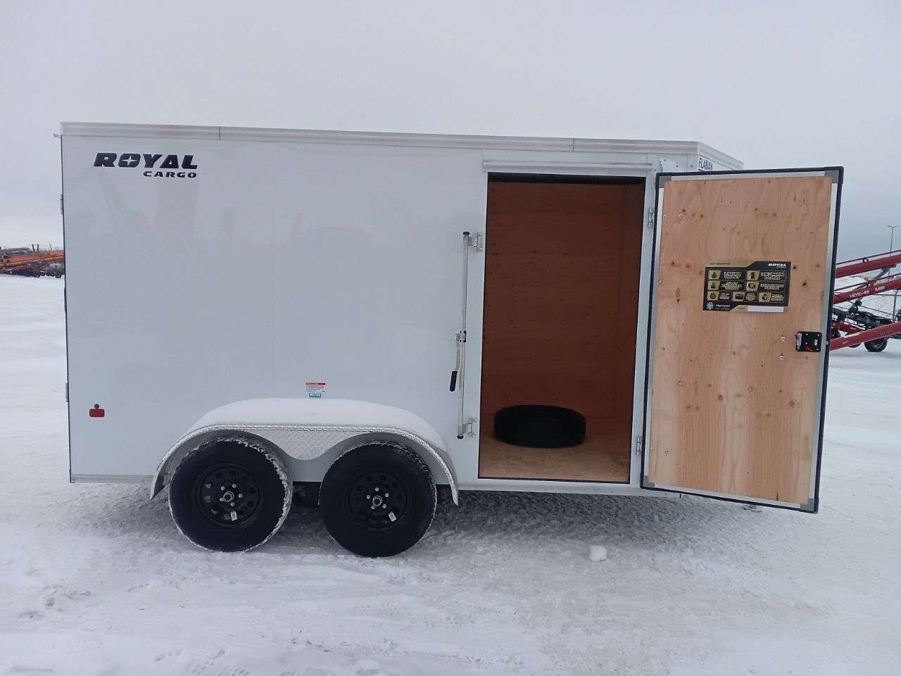 2026 Royal LCH 6' x 12' + V-Nose Cargo Trailer