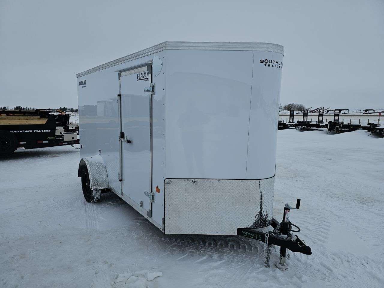 2026 Royal LCH 6' x 12' + V-Nose Cargo Trailer