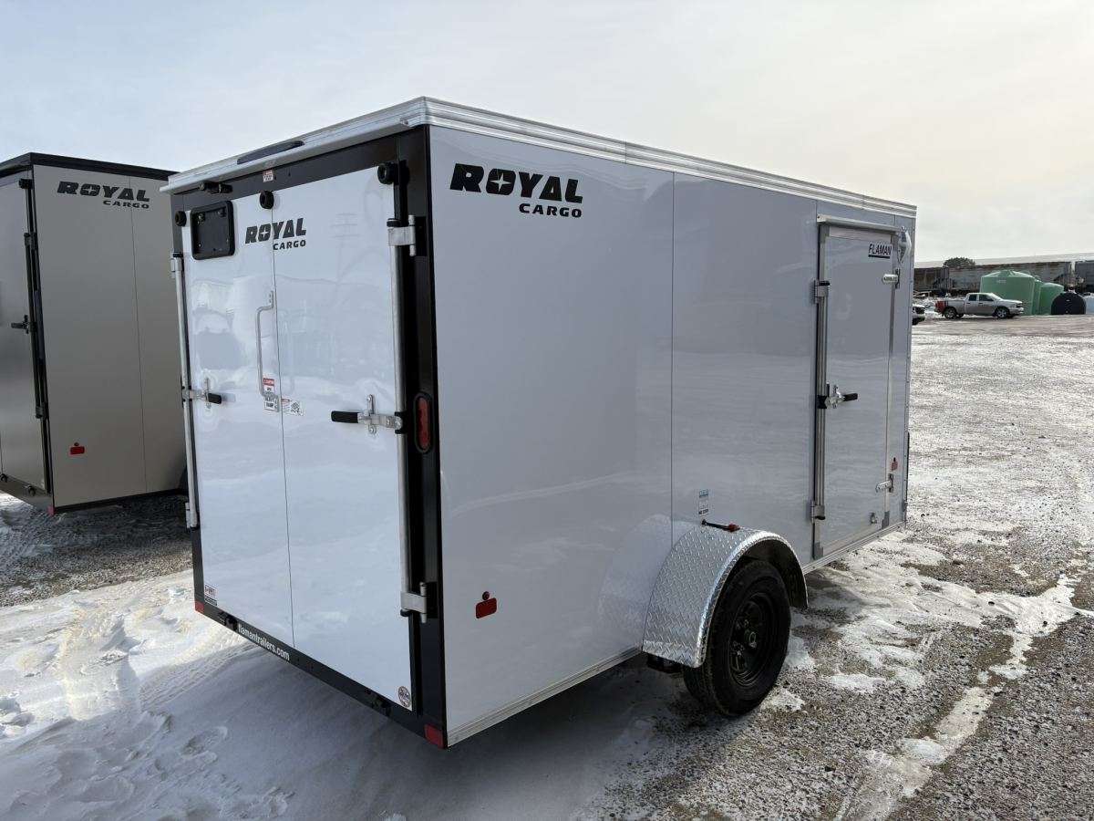 2026 Royal LCH 6' x 12' + V-Nose Cargo Trailer