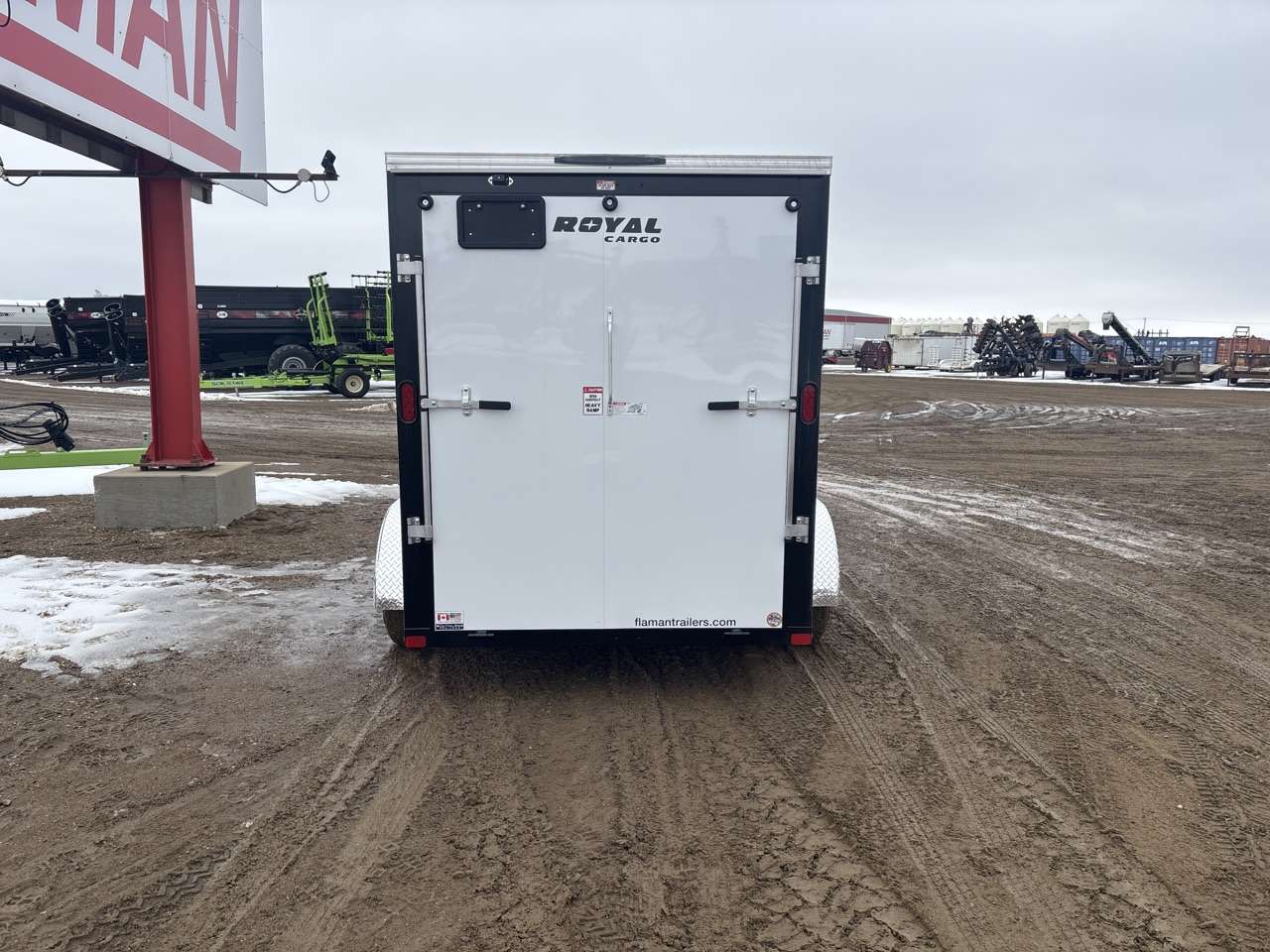 2026 Royal LCH 6' x 12' + V-Nose Cargo Trailer