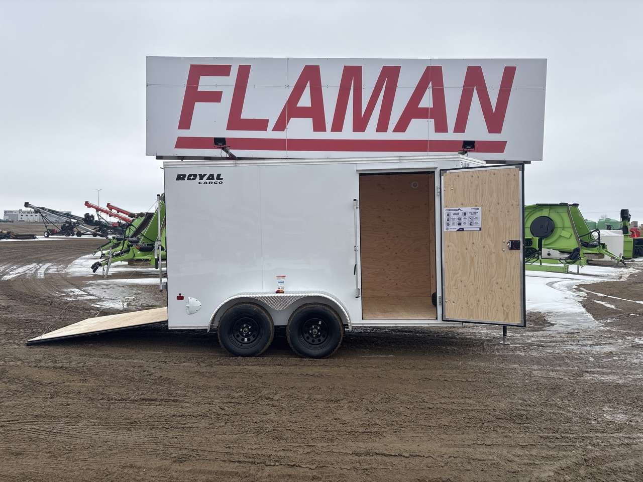 2026 Royal LCH 6' x 12' + V-Nose Cargo Trailer