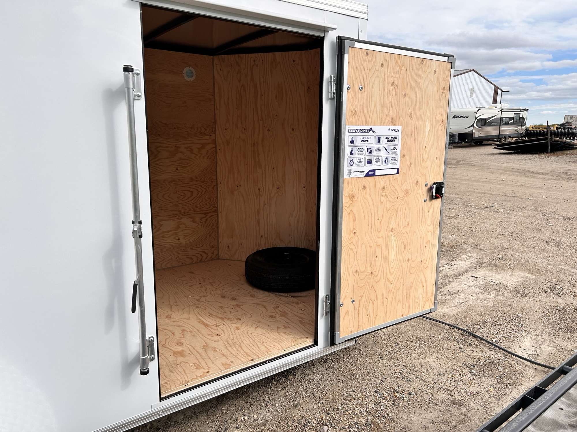 2026 Royal LCH 6' x 12' + V-Nose Cargo Trailer
